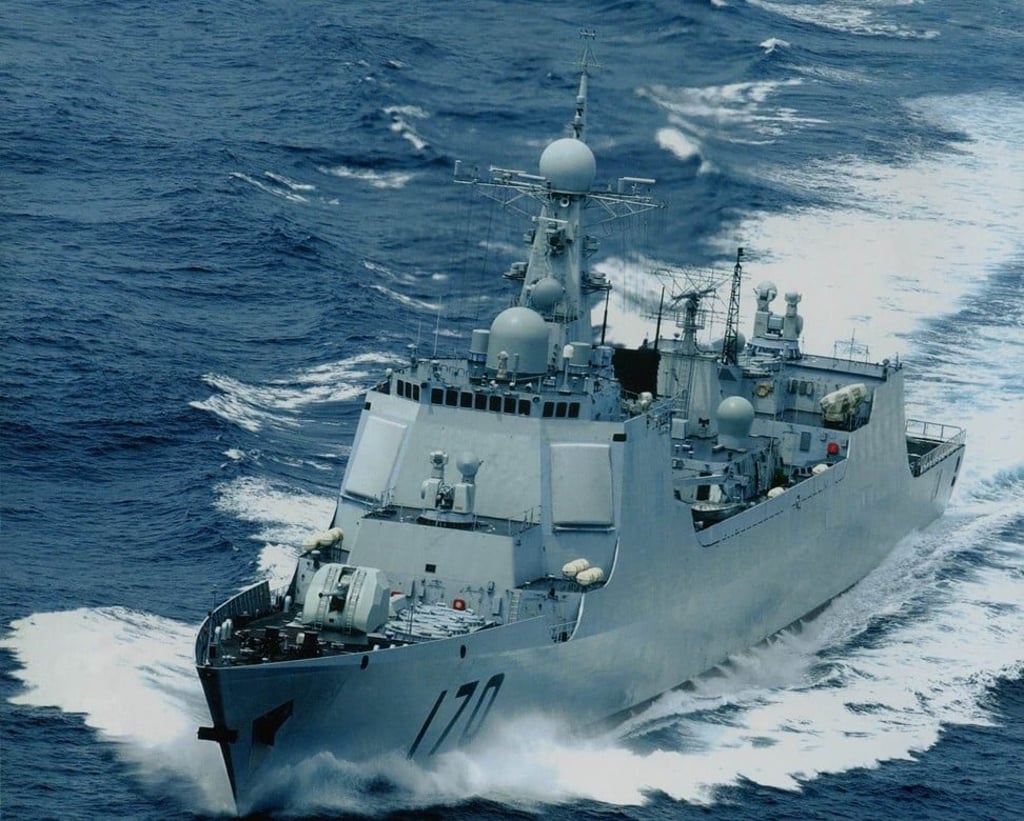 The Lanzhou is a Luyang-II class guided-missile destroyer. Photo: Handout The Lanzhou is a Luyang-II class guided-missile destroyer. Photo: Handout