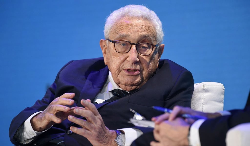 Former US Secretary of State Henry Kissinger says the US and China should “recognise that a fundamental conflict between them will destroy hope for the global order”. Photo: AFP