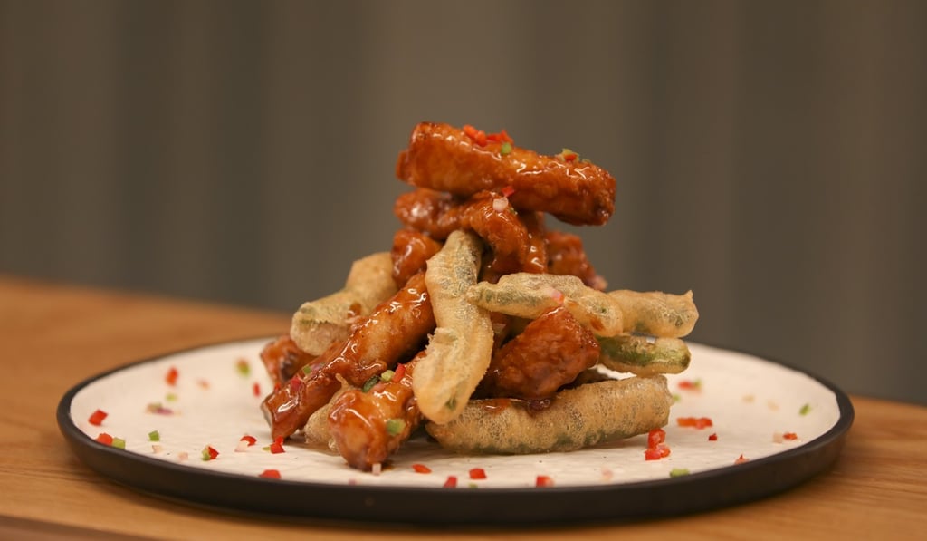 Crispy eel with mountain honey. Photo: Antony Dickson
