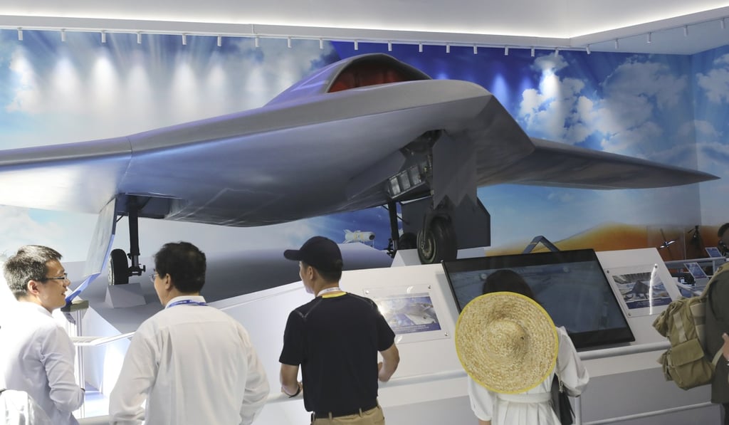 The CH-7 – now on display in the Chinese city of Zhuhai – is a high-altitude, high-speed, long-endurance stealth drone capable of carrying out a range of missions. Photo: Dickson Lee