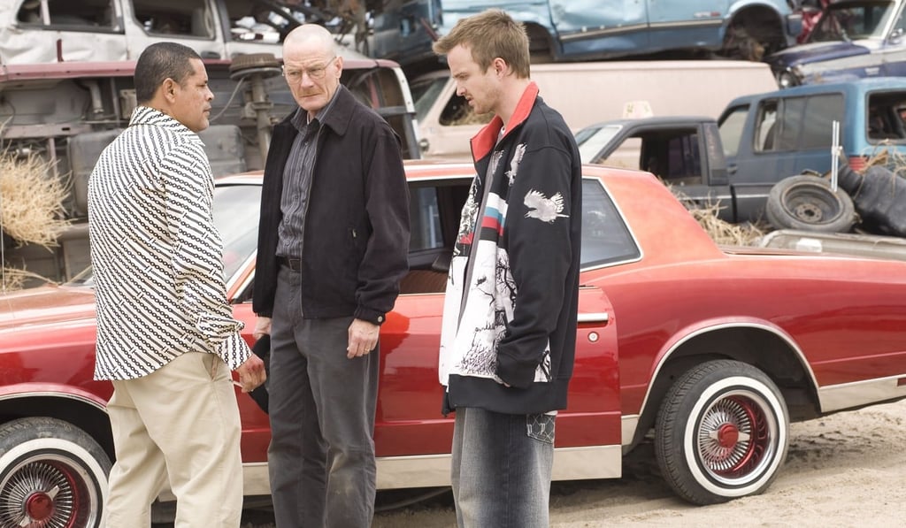 Tuco (Raymond Cruz), Walter White (Bryan Cranston) and Jesse Pinkman (Aaron Paul) in a still from the second season of Breaking Bad. Photo: Cathy Kanavy/AMC/TNS Tuco (Raymond Cruz), Walter White (Bryan Cranston) and Jesse Pinkman (Aaron Paul) in a still from the second season of Breaking Bad. Photo: Cathy Kanavy/AMC/TNS