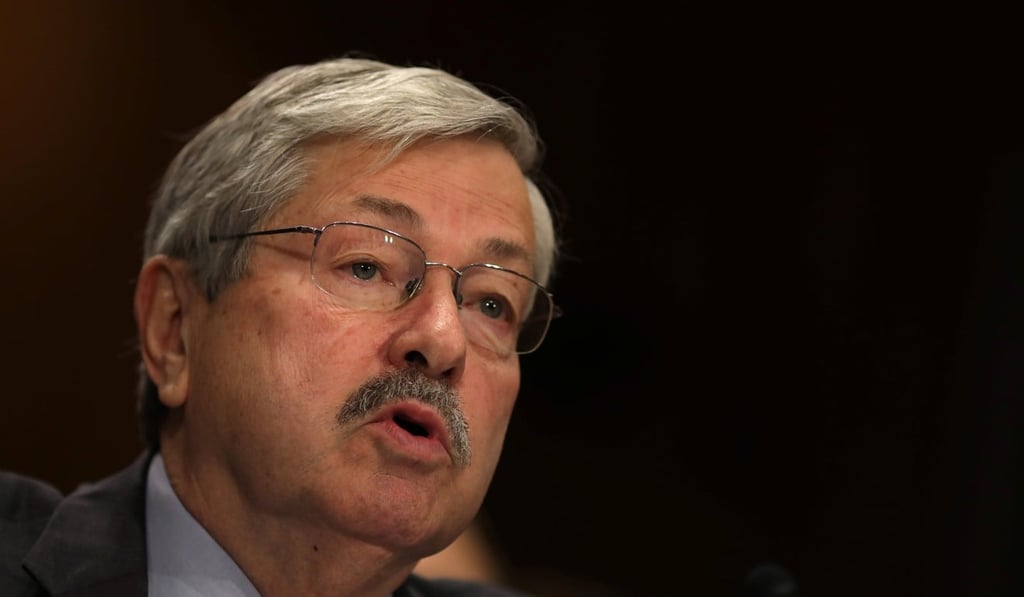 US ambassador to China, Terry Branstad, says he wants Washington to have a constructive relationship with Beijing. Photo: Reuters