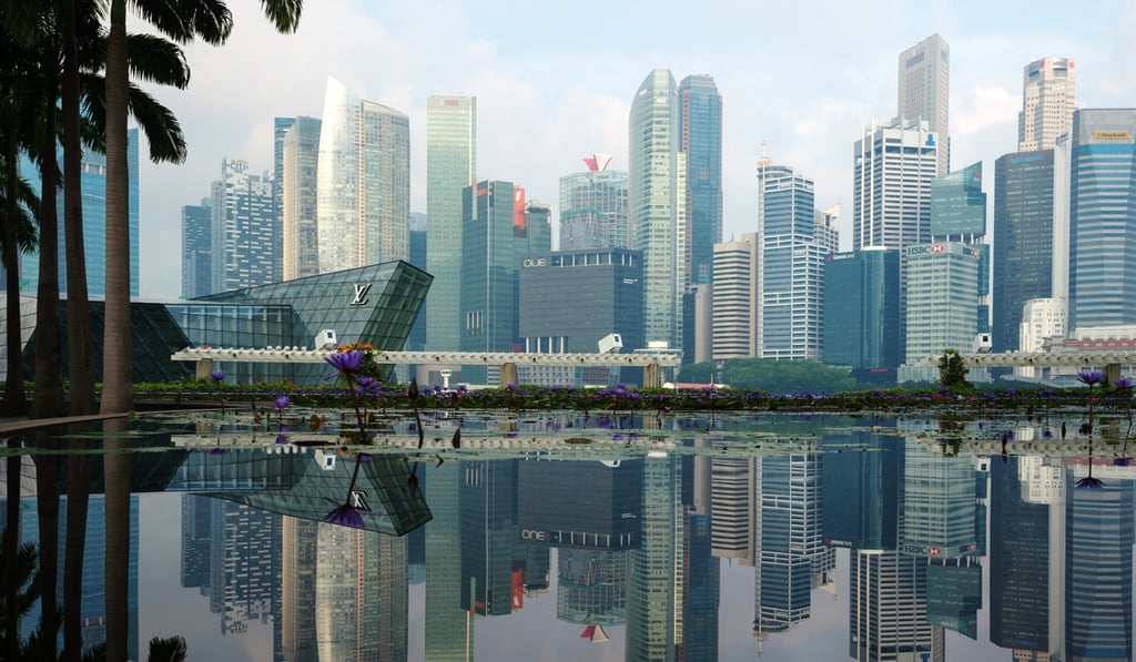 The central business district in Singapore, which is grappling with rising global volatility and disruption. Photo: Bloomberg