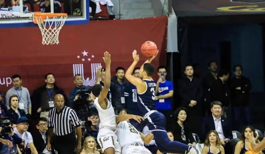 Action from the Pac-12 China Game.