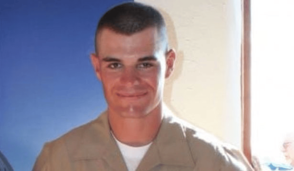 Thousand Oaks gunman Ian David Long in his Marines uniform. Photo: Facebook