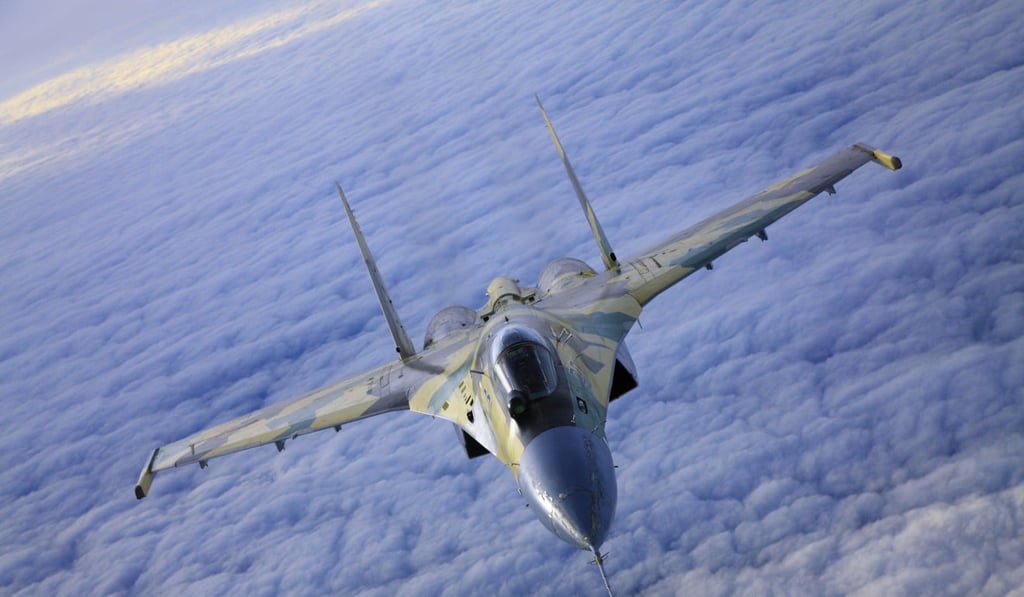 China signed a US$2.5 billion contract for 24 Su-35s in late 2015, making it the first foreign buyer of the aircraft. Photo: Handout