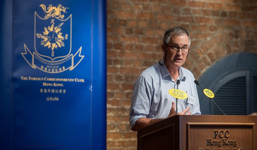 Victor Mallet is vice-president of the FCC. Photo: EPA Victor Mallet is vice-president of the FCC. Photo: EPA