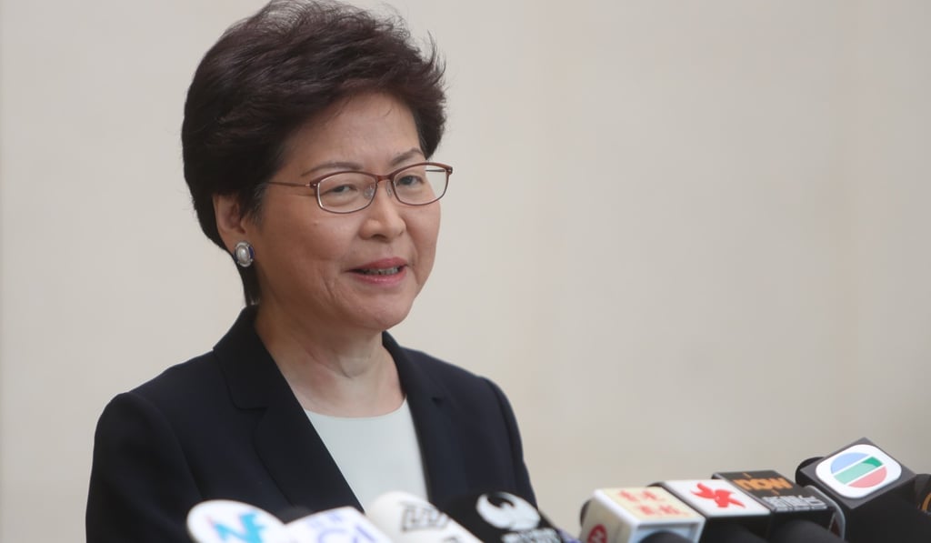 In her policy address Carrie Lam extended the scale of the island reclamation to 1,700 hectares. Photo: Winson Wong