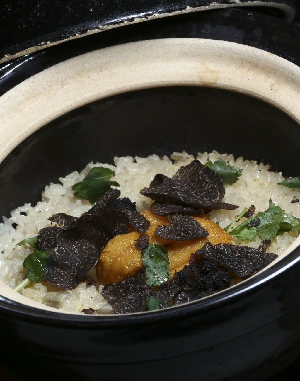 Truffles can be used in a range of dishes, such as sea urchin and rice. Photo: Jonathan Wong