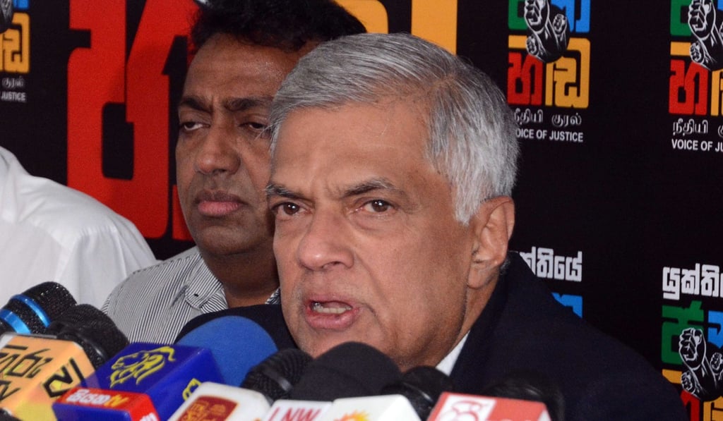 Wickremesinghe welcomed the decision as a ‘victory for decent politics’. Photo: AFP Wickremesinghe welcomed the decision as a ‘victory for decent politics’. Photo: AFP