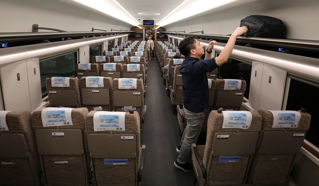 The high-speed rail service is still underused, the government says. Photo: Felix Wong