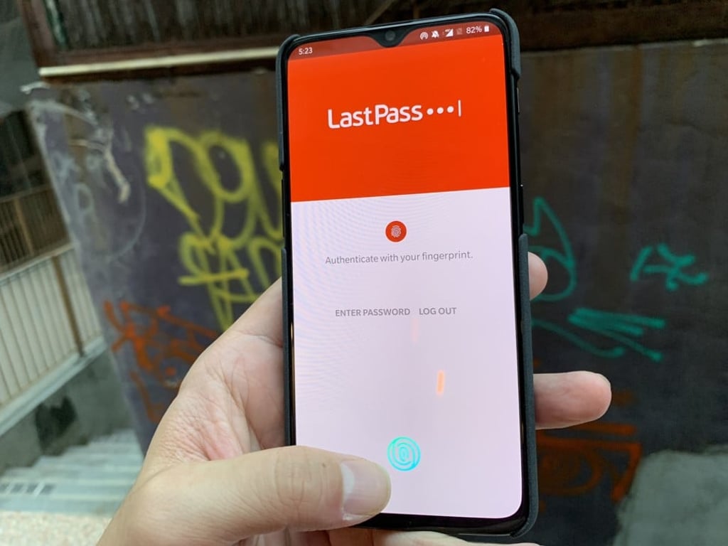 The OnePlus 6T uses an in-display fingerprint reader, making it the first phone to hit the US market with this feature. Photo: Ben Sin