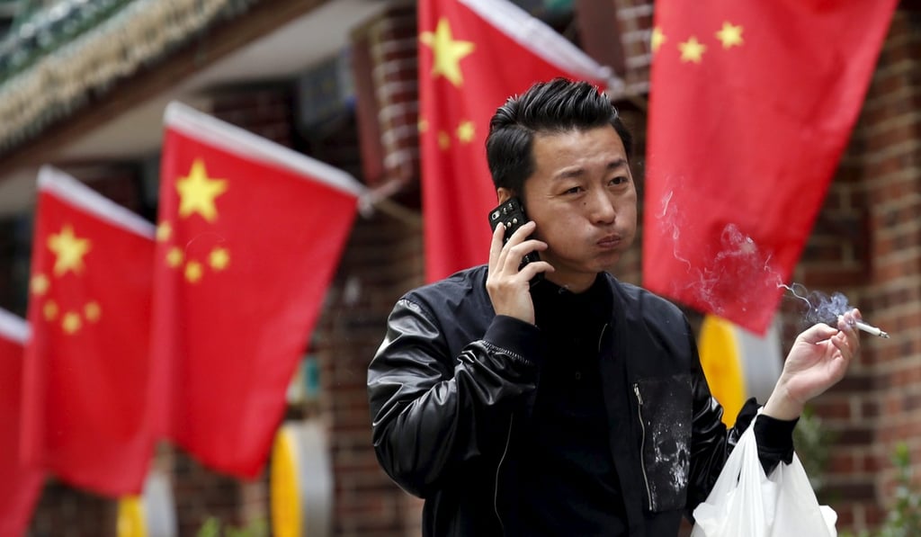 More than half of all Chinese men smoke. Photo: Reuters