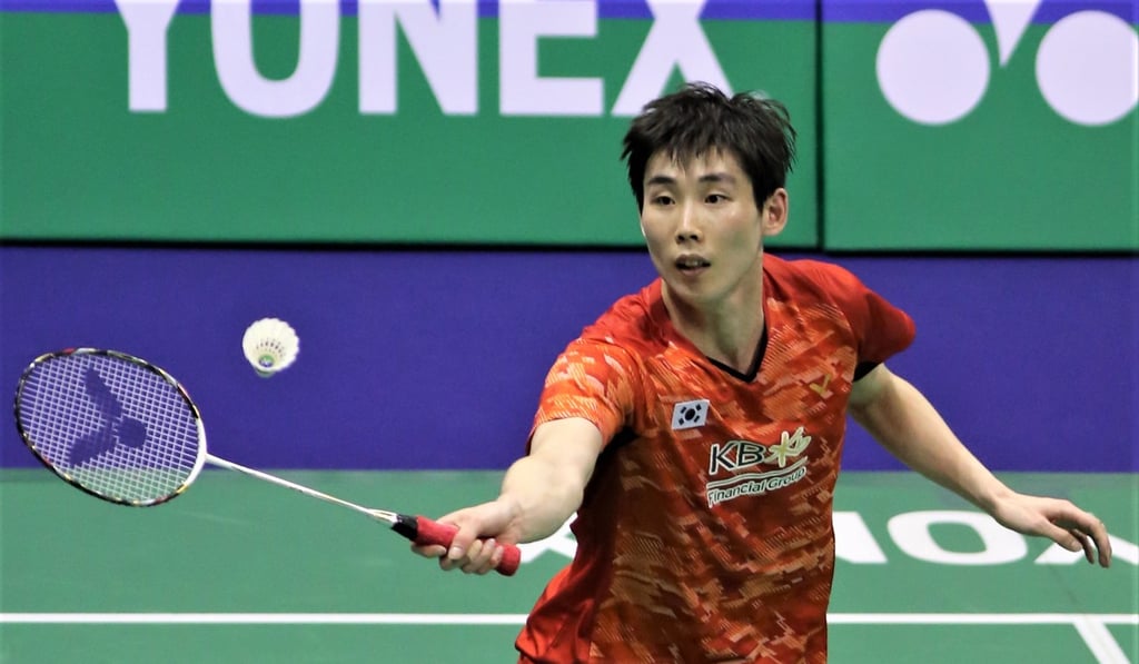 South Korea’s Son Wan-ho has reached the final of the Hong Kong Open. Photo: Chan Kin-wa South Korea’s Son Wan-ho has reached the final of the Hong Kong Open. Photo: Chan Kin-wa