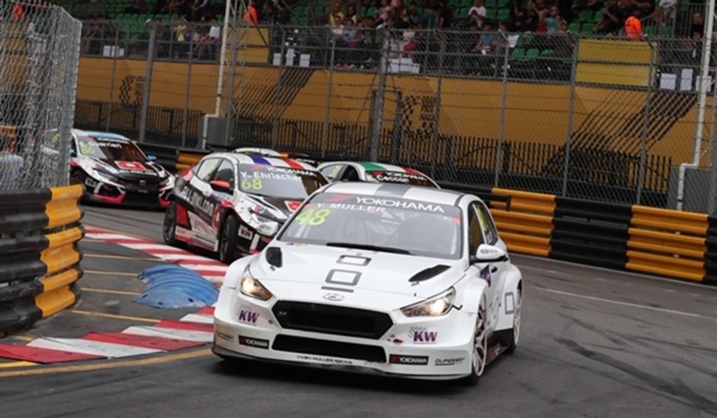 Yvan Muller during Race Two. Yvan Muller during Race Two.