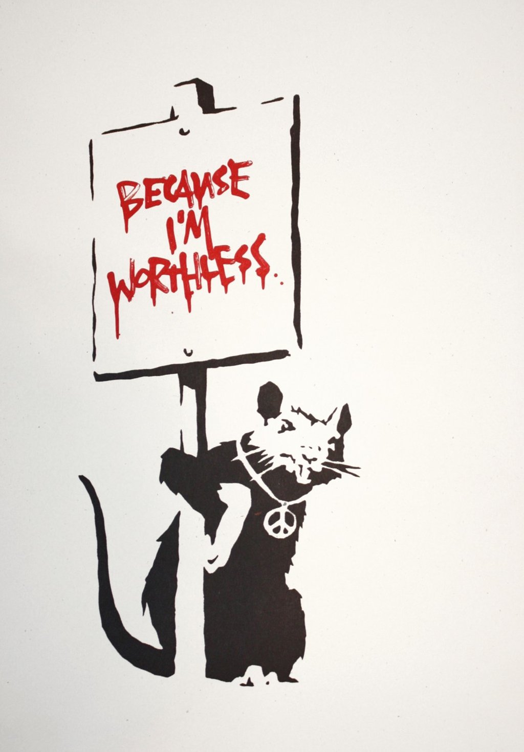 PENNY TEARS IN THE REIGN banksy バンクシー Fancy seeing rare Banksy artwork in Hong Kong – just in case