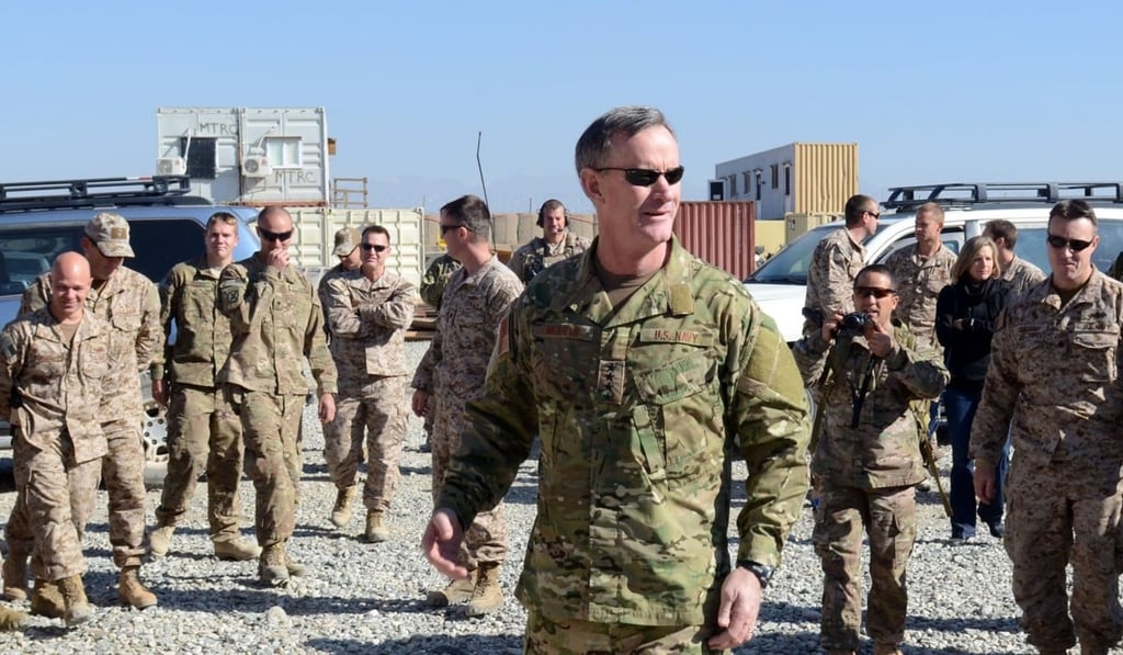 Admiral William McRaven, then head of SOCOM, in Afghanistan in 2013. File photo: US Army Admiral William McRaven, then head of SOCOM, in Afghanistan in 2013. File photo: US Army