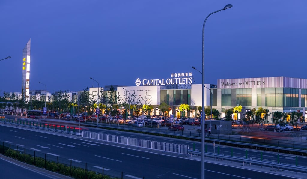Capital Outlets in Beijing Fangshan, operated by Beijing Capital Juda. Photo: SCMP