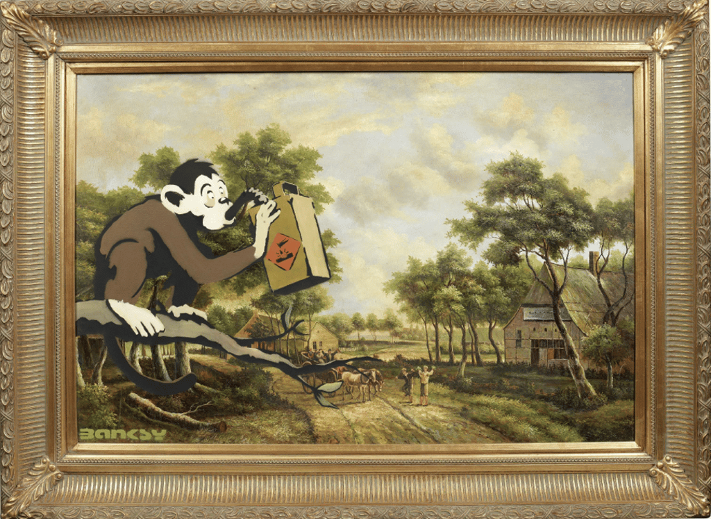‘Monkey Poison’ from 2004 has been in a private collection and has never been publicly shown before