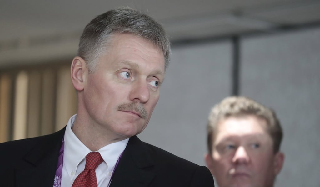 Press secretary of the Russian president Dmitry Peskov in Singapore on November 14. 2018. Photo: EPA