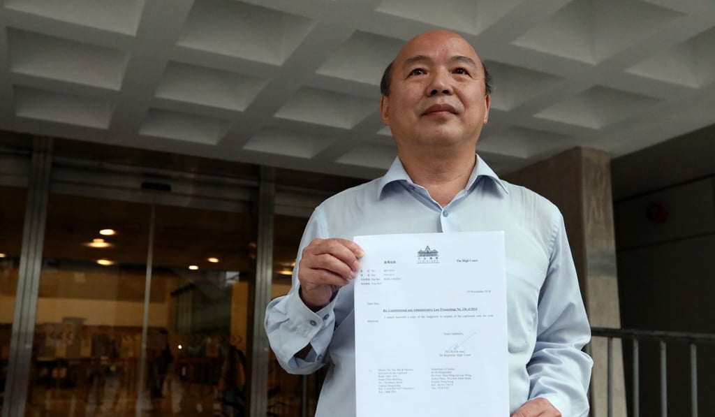 Cheung Tak-wing successfully argued that the government’s actions were unlawful. Photo: Nora Tam
