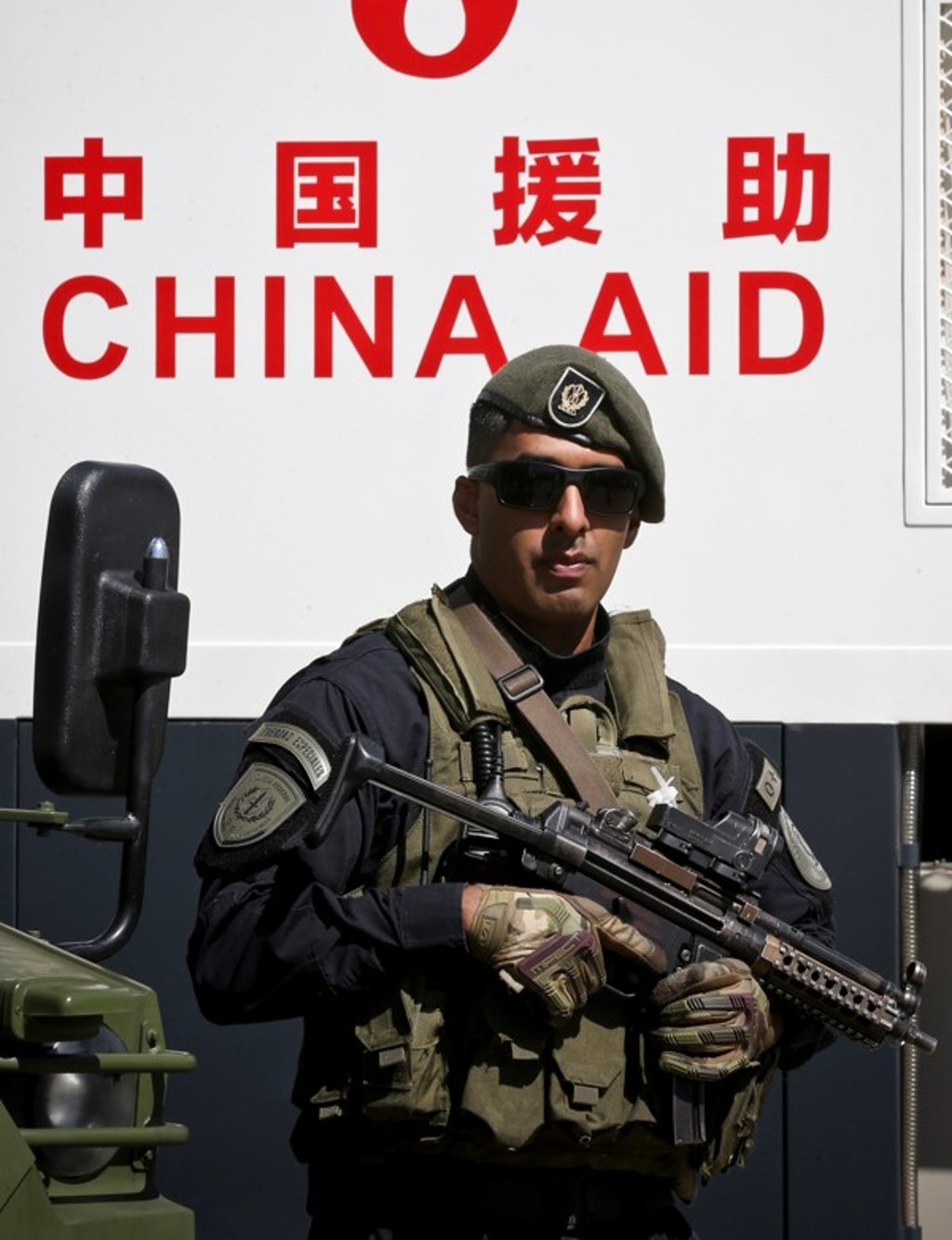 Argentinian Federal Police will be using new equipment donated by China. Photo: EPA