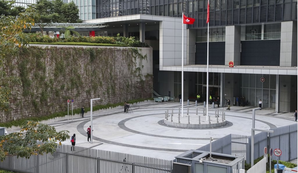 In September 2014 the area was sealed off with a three-metre-high fence but was stormed by student demonstrators that same month in a protest that triggered Hong Kong’s Occupy sit-ins. Photo: Edward Wong
