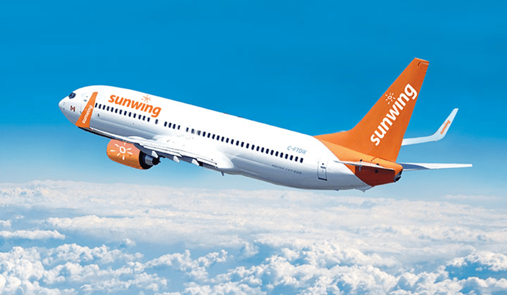 A Sunwing Boeing 737. Photo: Sunwing