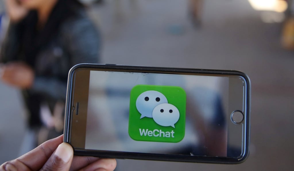 WeChat has over 1 billion monthly active users. Photo: Reuters