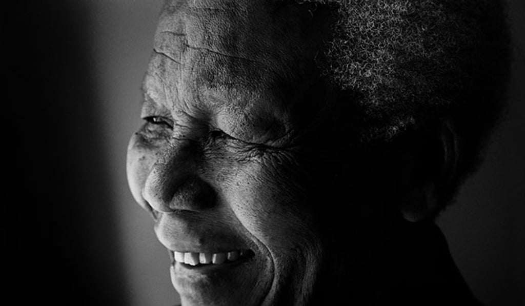 “Tatom Khulu”, one of seven images of Nelson Mandela in The Mandela Rhino Heritage Collection of photographs on show in Hong Kong. Photo: Matthew Willman