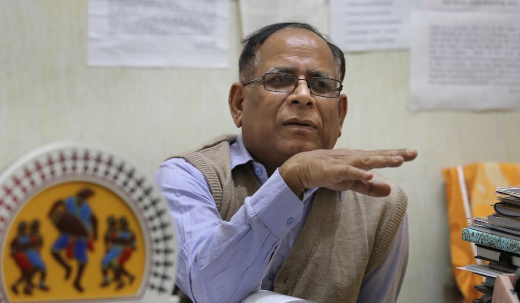 Anthropology professor at Delhi University P.C. Joshi. Photo: AP Anthropology professor at Delhi University P.C. Joshi. Photo: AP
