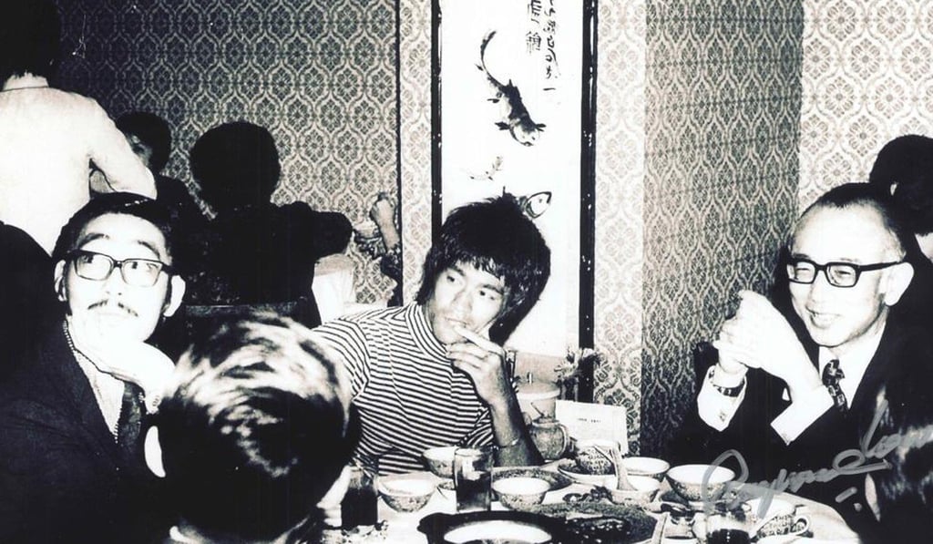 Bruce Lee (centre) in 1972.