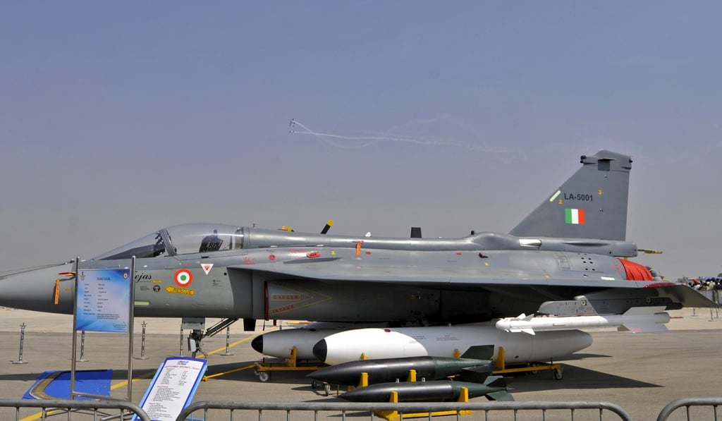 A domestically developed Tejas light combat aircraft. Photo: Reuters