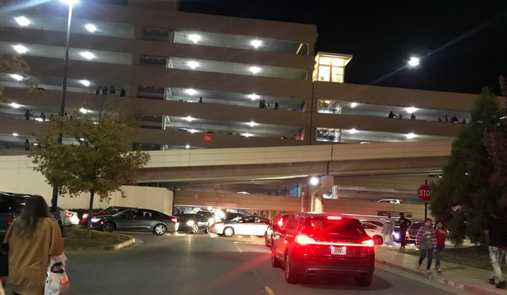 The Riverchase Galleria mall after gunfire erupted. Photo: AP