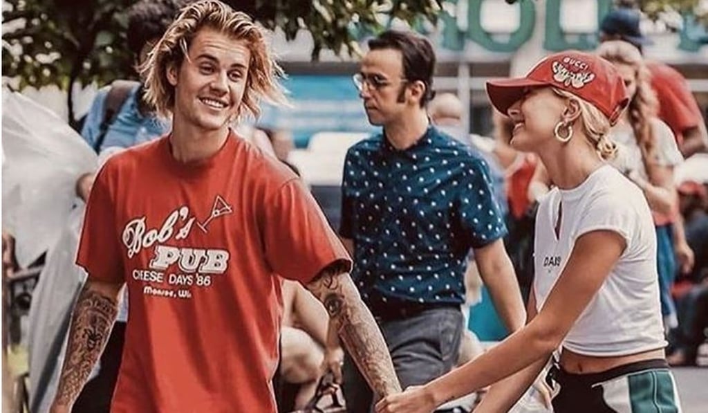 Justin and Hailey Bieber. Photo: Instagram