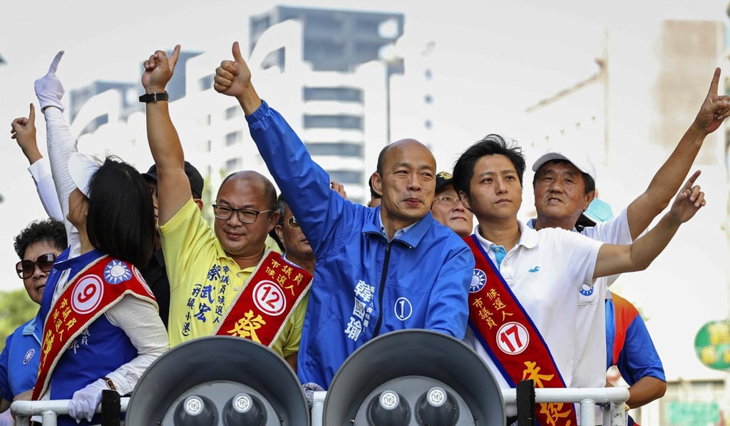 Han attracted huge support by connecting with the people of Kaohsiung and promising to make the city great again. Photo: AP
