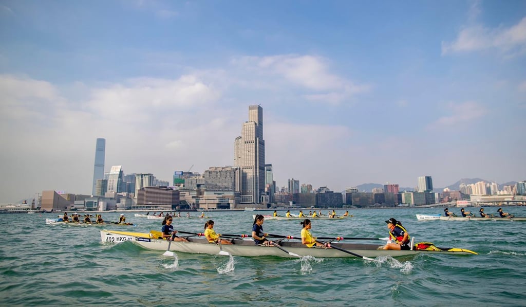 The Asian Coastal Rowing Championships were held for the first time along Victoria Harbour.