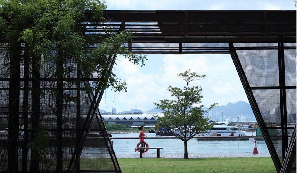 The revitalised waterfront in Kwun Tong, an area of reclaimed land that played an important role in Hong Kong’s industrialisation in the 1950s.