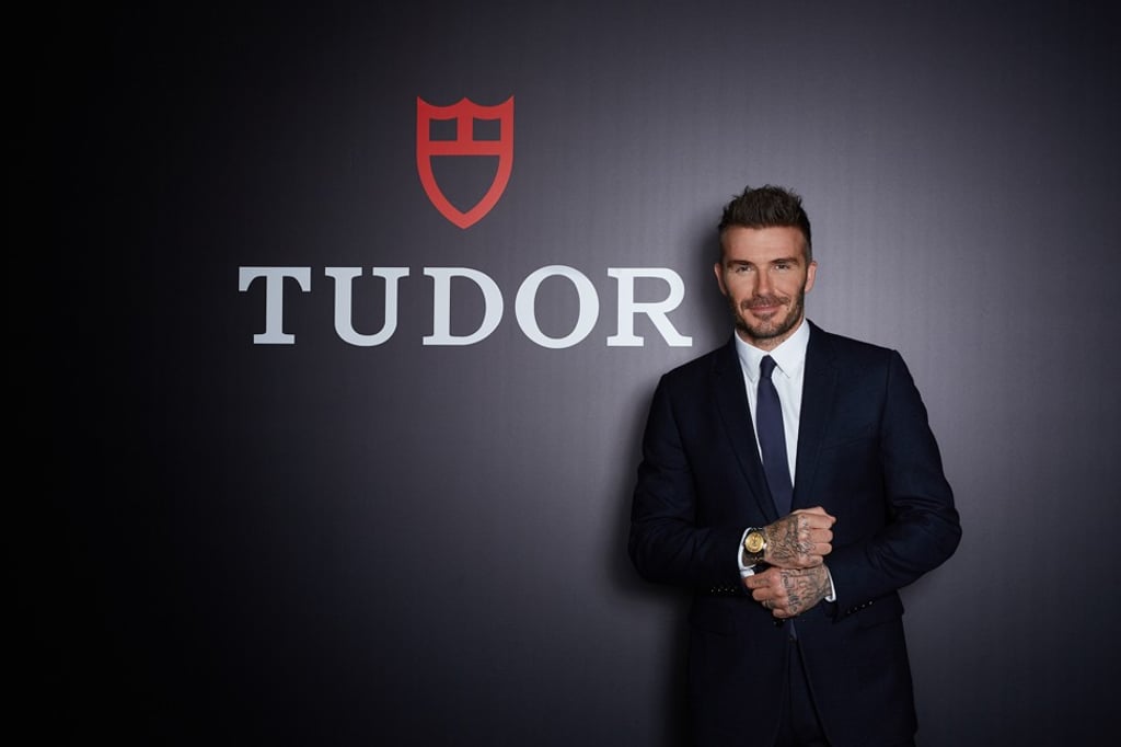 David Beckham launches Tudor’s Glamour Double Date watch at The Murray hotel.