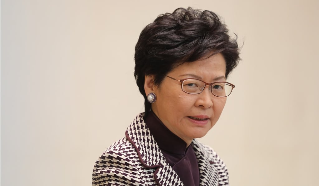 Chief Executive Carrie Lam meets the press before her Executive Council meeting. Photo: Sam Tsang