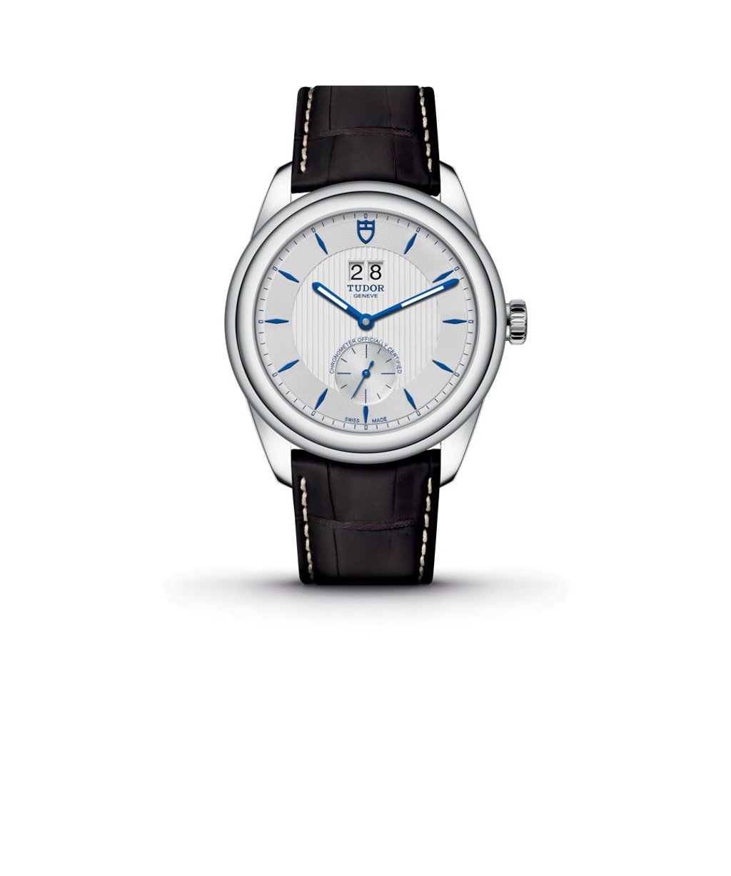Tudor Glamour Double Date with opaline dial