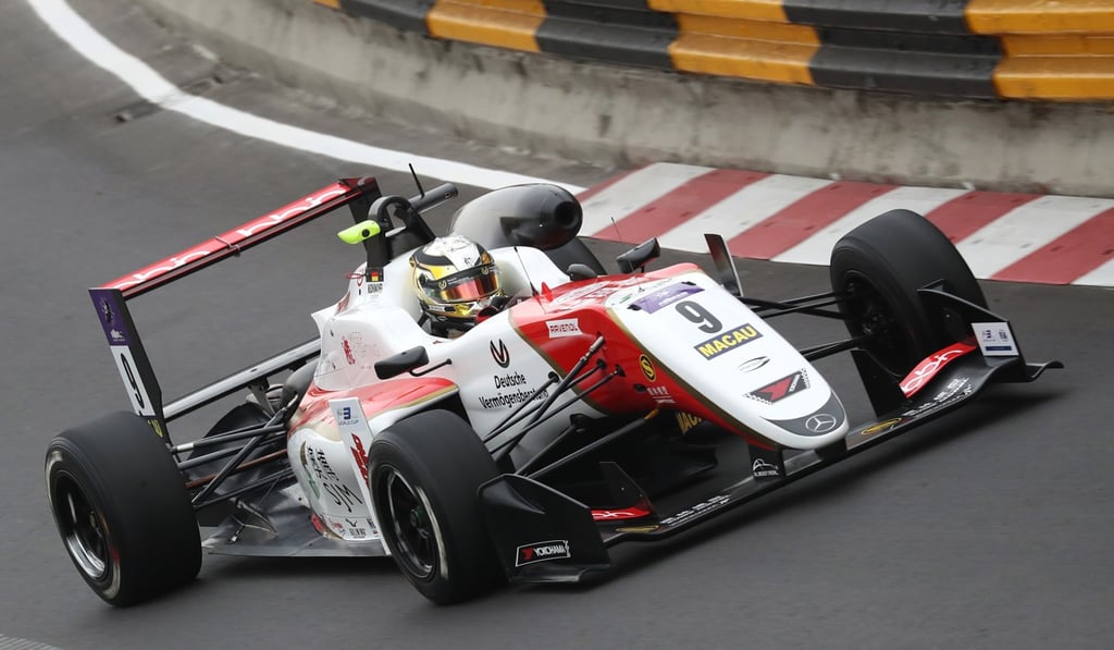 Mick Schumacher competing at the 2018 Macau Grand Prix for Prema. Photo: KY Cheng