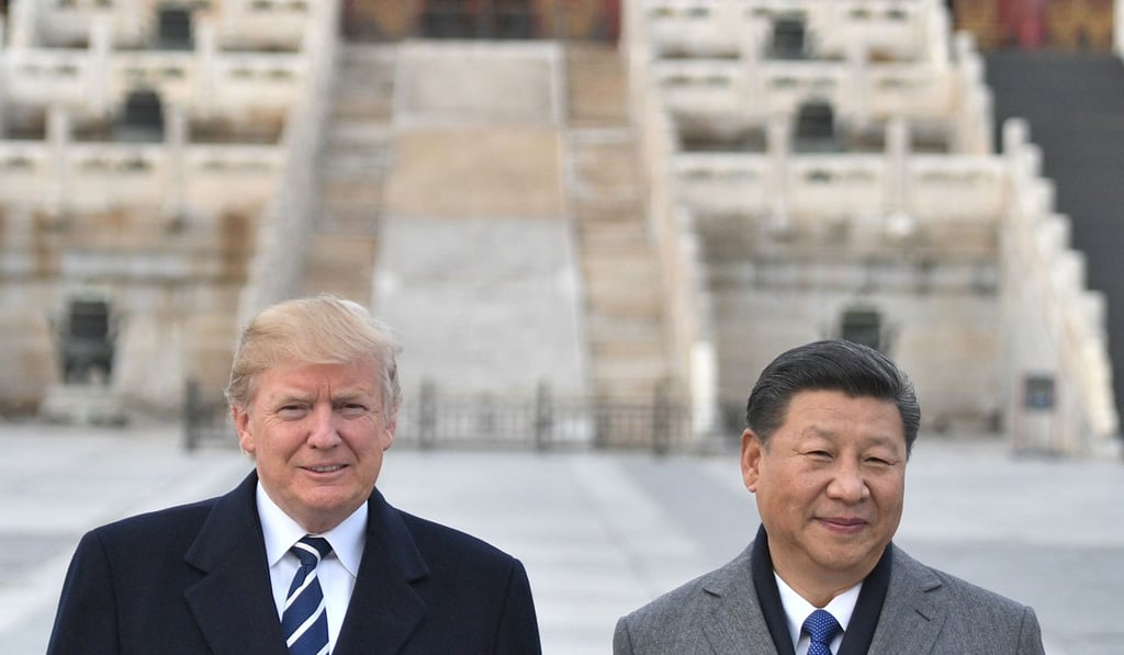 US President Donald Trump and Chinese President Xi Jinping at the Forbidden City in Beijing in 2017. Tension is building about whether the two leaders can resolve the escalating trade war between their nations when they meet in Buenos Aires this week. Photo: AFP US President Donald Trump and Chinese President Xi Jinping at the Forbidden City in Beijing in 2017. Tension is building about whether the two leaders can resolve the escalating trade war between their nations when they meet in Buenos Aires this week. Photo: AFP