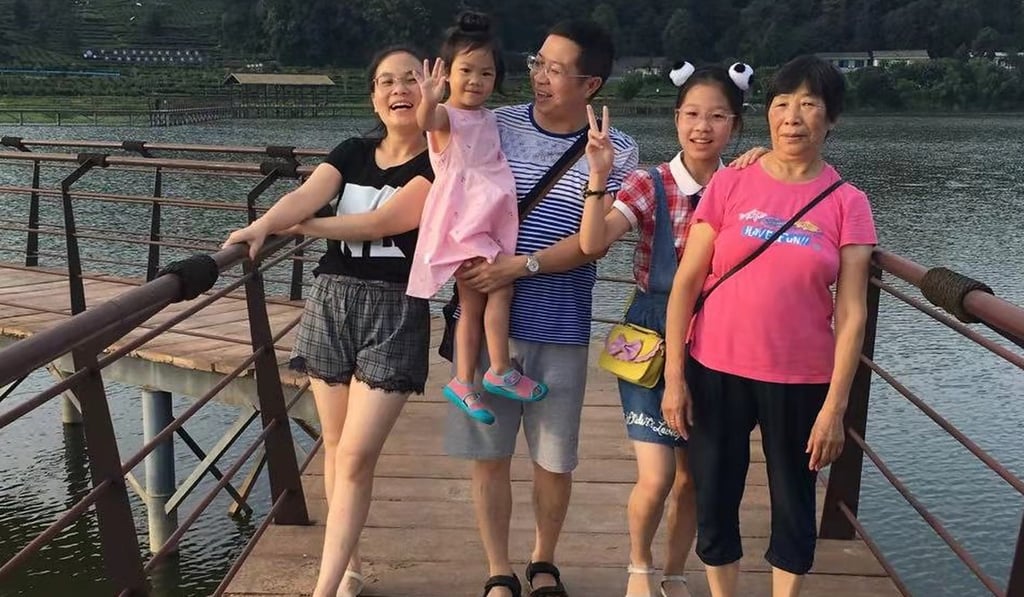 Chen Chaogen and his family lead a typical middle-class life. Photo: Handout Chen Chaogen and his family lead a typical middle-class life. Photo: Handout