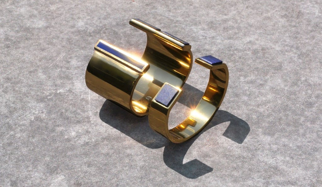 Cuffs from Objet Singulier. Cuffs from Objet Singulier.