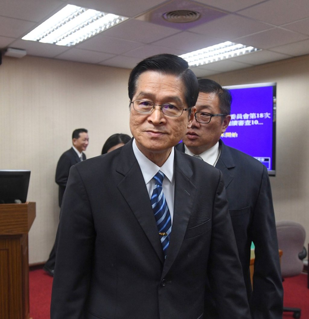 Taiwan’s Defence Minister Yen Teh-fa. Photo: Handout