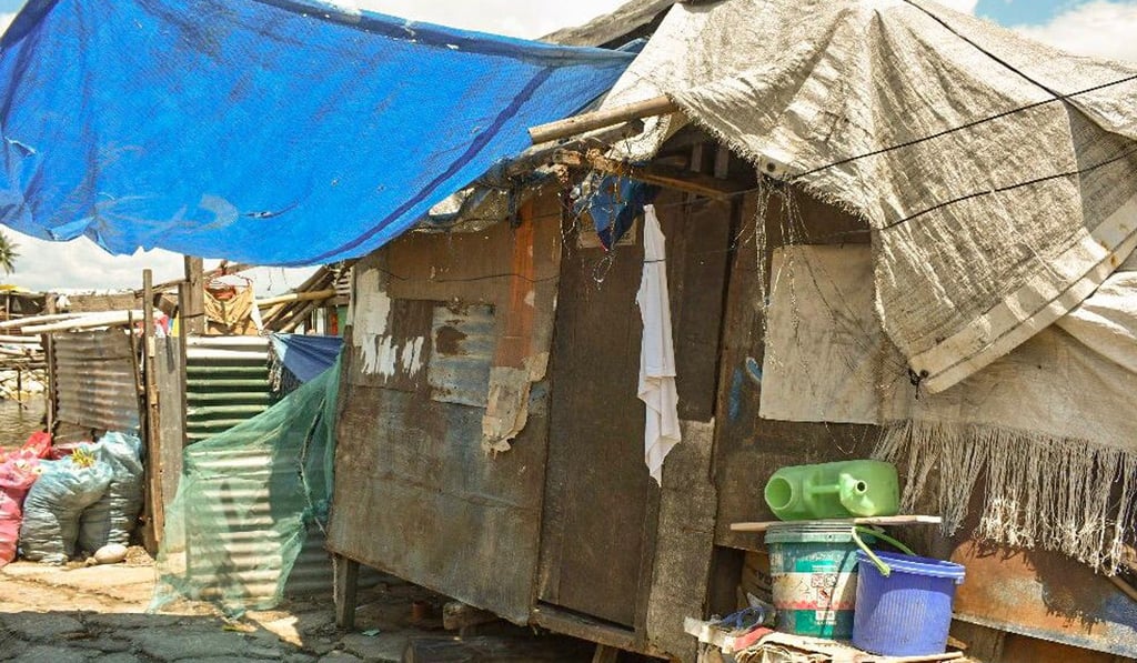 Home is a makeshift hut for Richelle Alvaraz’s family. Photo: Hezril Azmin/Ceritalah