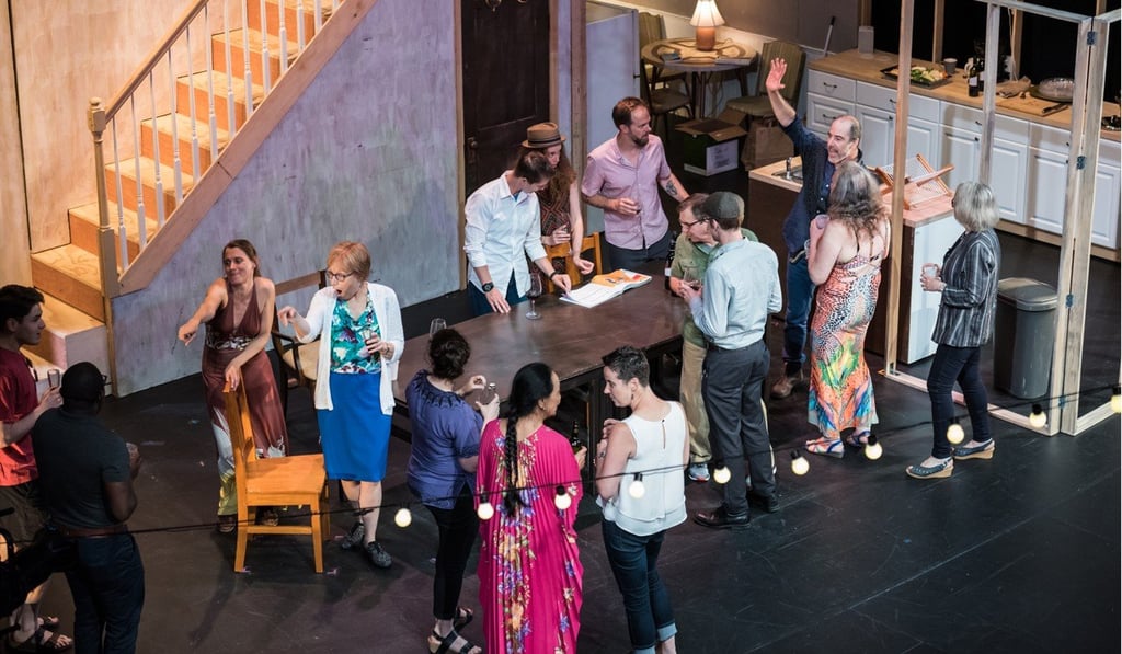 At ‘Home’, theatre artist Geoff Sobelle builds an entire house on an empty stage right before the audience, and then he throws a party. Photo: Hillarie Jason At ‘Home’, theatre artist Geoff Sobelle builds an entire house on an empty stage right before the audience, and then he throws a party. Photo: Hillarie Jason