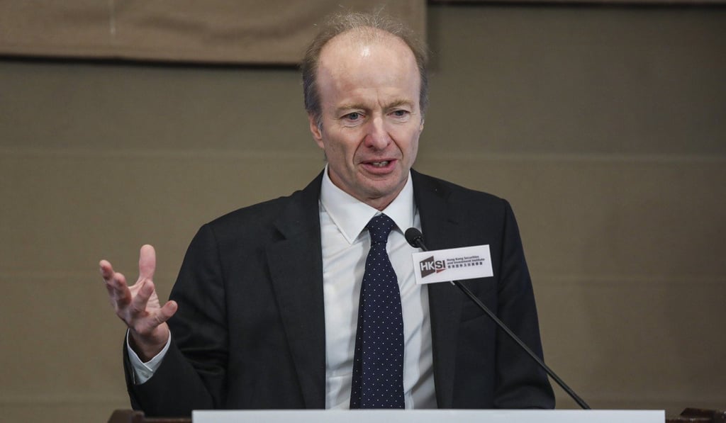 Ashley Alder, chief executive of the Securities and Futures Commission, said the new delisting measures were aimed at protecting the interest of investors. Photo: K. Y. Cheng