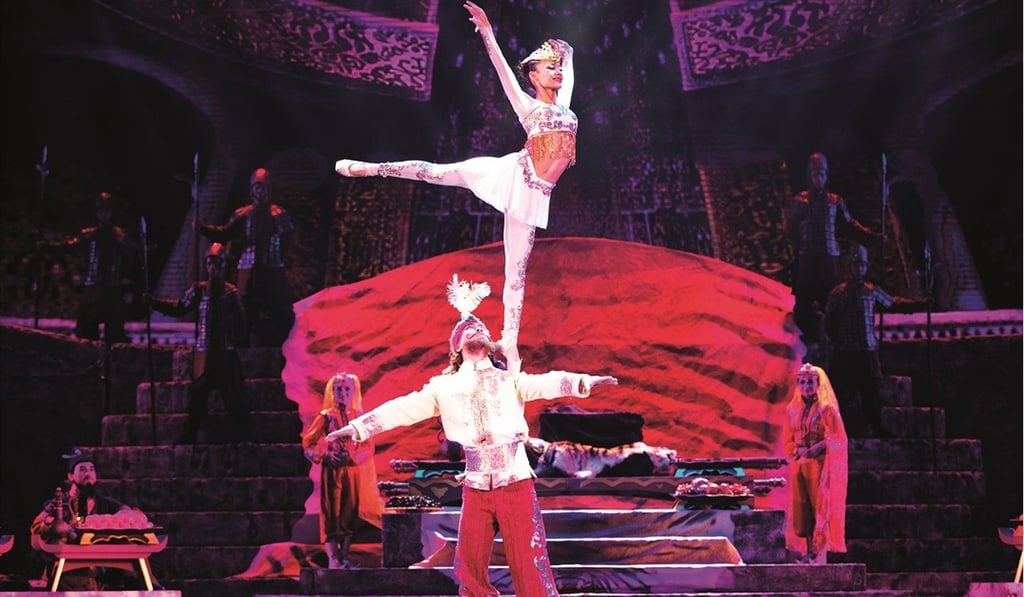 Many members of the Xinjiang Production and Construction Corps Acrobatic Troupe have worked together for more than a decade to build up the trust needed for the daring shows.